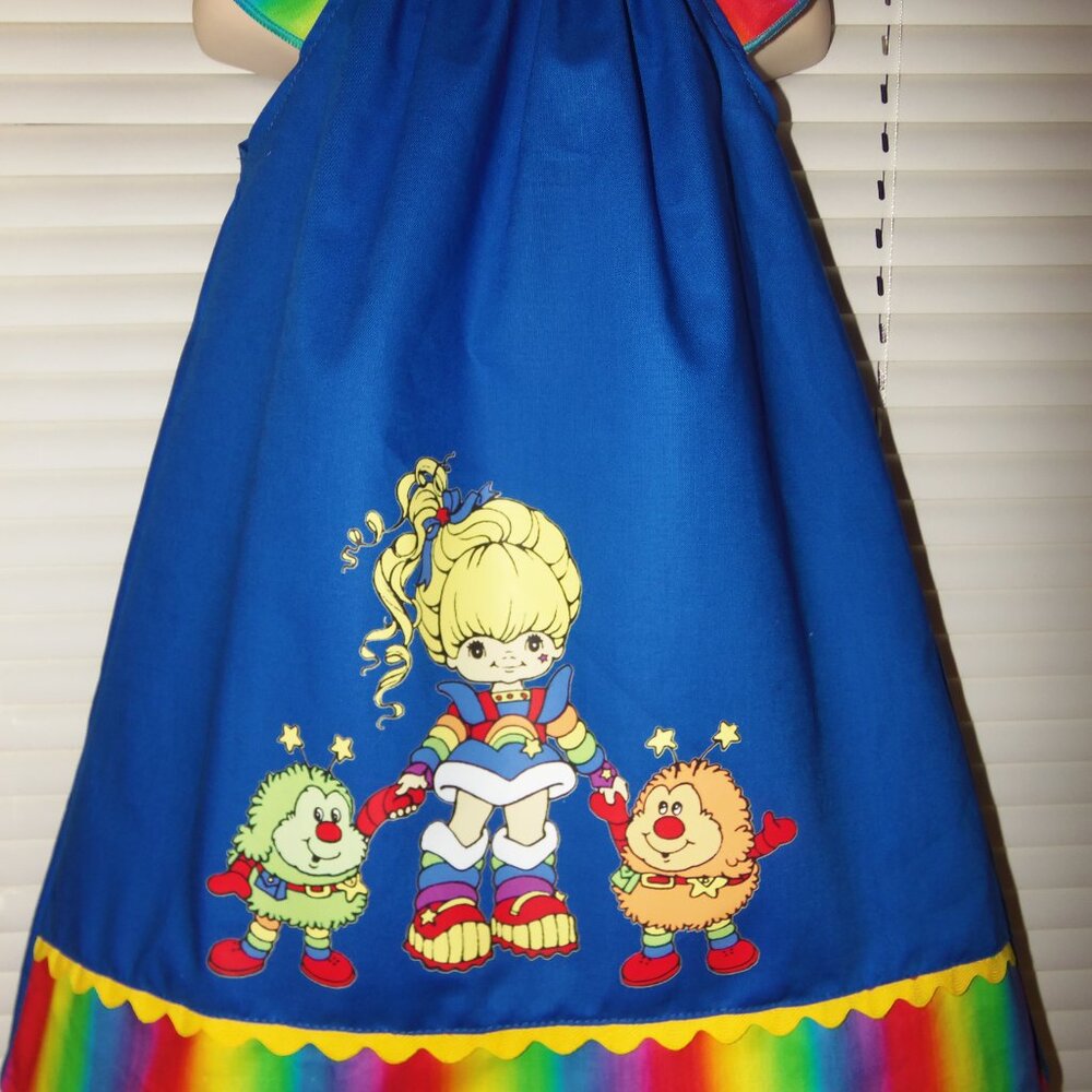 Rainbow Brite Baby Toddler Kids Girls Summer School B-Day Easter Dress